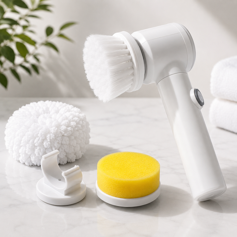 Electric Spin Scrubber — 360° Cordless Power Scrubber for Bathroom & Kitchen
