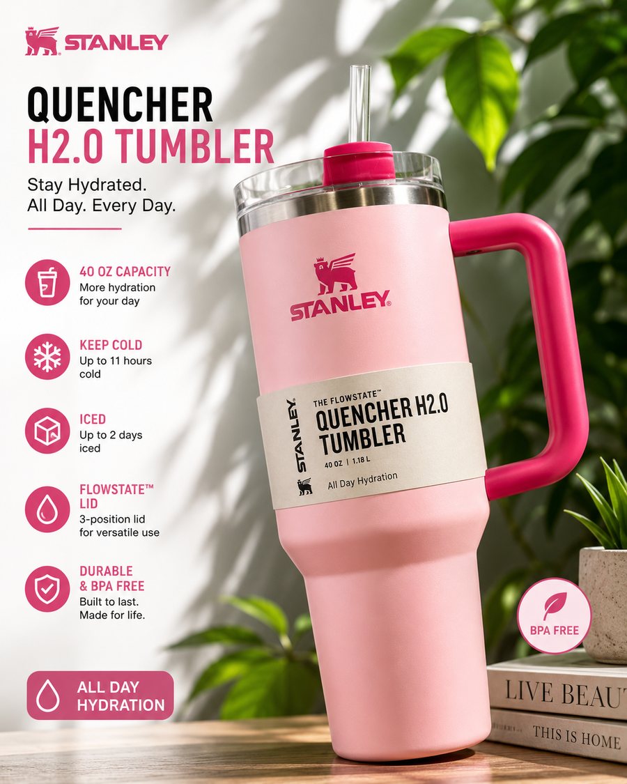 Insulated Stainless Steel Tumbler — Keep Drinks Hot & Cold for Hours